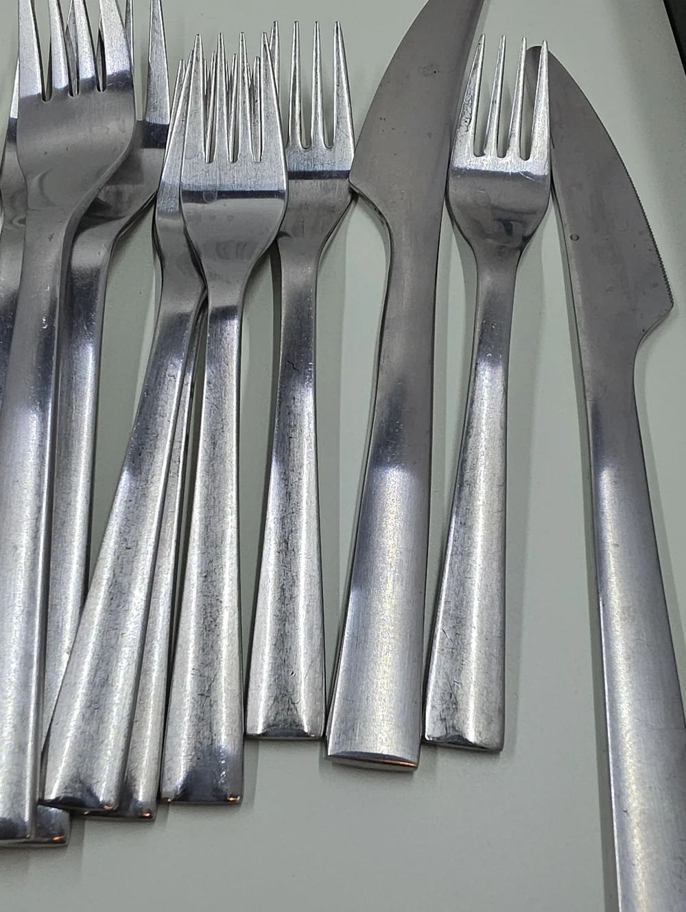 Ikea 365+ Stainless Steel Flatware 19 Pieces Nicolas Cortolezzis Frosted